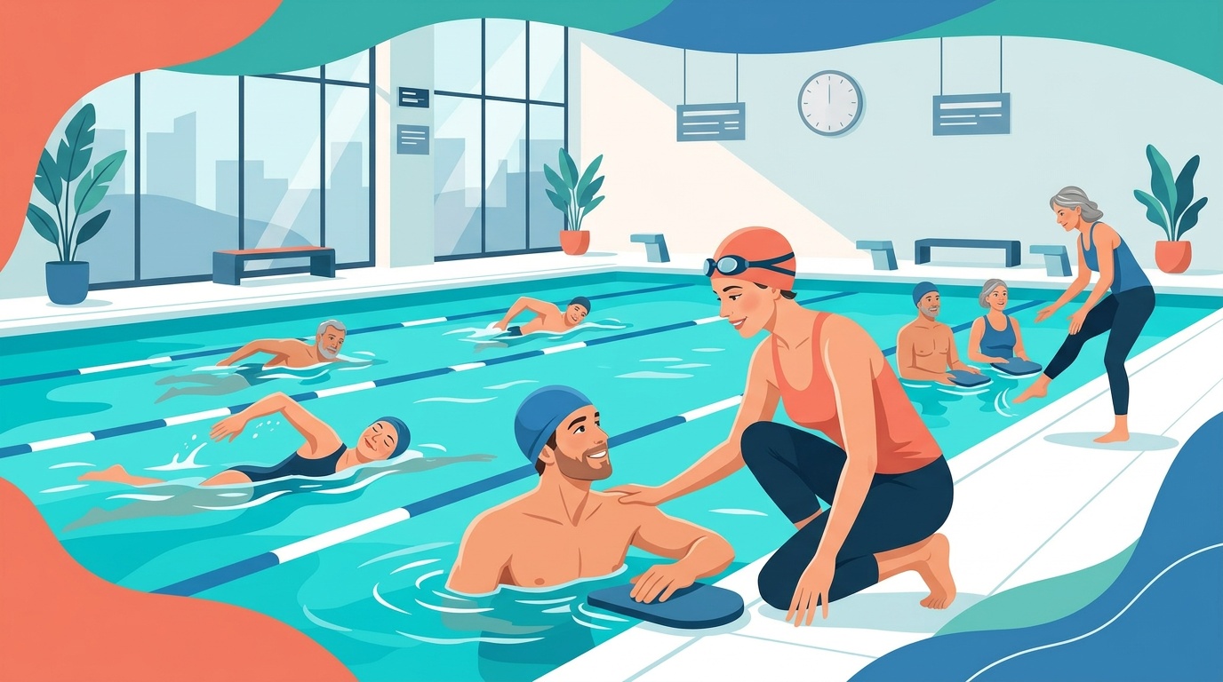 Warum Schwimmen das ideale Ganzkörpertraining für Menschen ab 40 ist